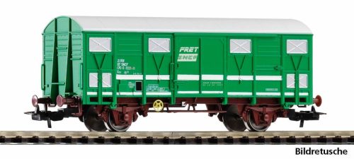 Piko 96637 Fedett teherkocsi, G40, FRET, SNCF (E4) (H0)