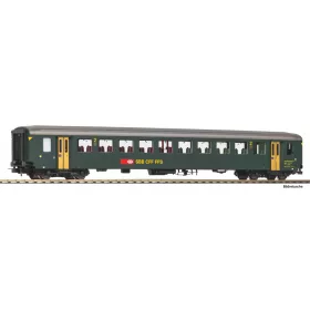   Piko 96778 Személykocsi, négytengelyes EW I típus, 2. osztály, SBB (E5) (H0)