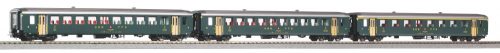 Piko 96792 Személykocsi-készlet, 3-részes négytengelyes EW I, 1. osztály + 2x 2. osztály, SBB (E4) (H0)