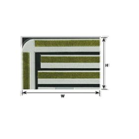   Plastruct 110160 PS-160 Járdaszegély és járda sztirol lap (300 x 175 mm / 0,5 mm vastag), bézs, 1 db - H0 / 1:100