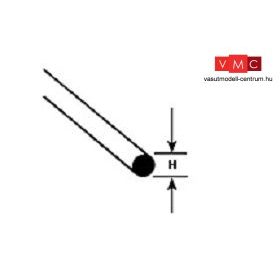   Plastruct 190121 MIW-1 Sárgaréz betétes huzal, 0,45 - 375 mm hosszú