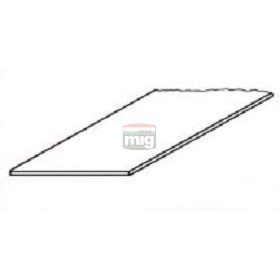   Plastruct 191108 SSS-125 Fehér sztirol lap 175 x 300 mm - 3,2 mm vastag (1 db)