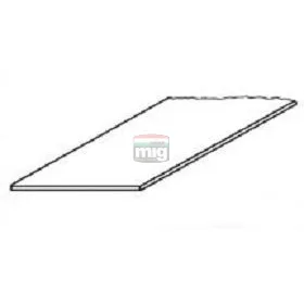   Plastruct 191171 SSS-403 Szürke sztirol lap 175 x 300 mm - 0,5 mm vastag (1 db)