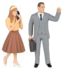 Pola 331534 Telefonálás közben, 2 db figura (G)