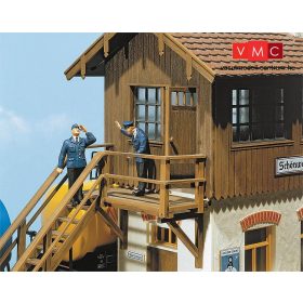 Pola 331835 Vasutasok váltóállító központban, 2 db (G)