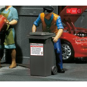 Pola 333205 Szemetesedény (kuka), 2 db, szürke (G)