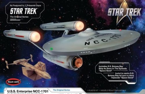 Polar Lights POL1000 Star Trek The Original Series USS Enterprise NCC-1701 (1/1000) űrhajó makett