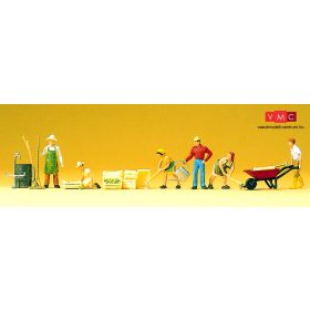 Preiser 10046 Kertészek és kerti kiegészítők (H0)