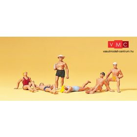 Preiser 10071 Napozó fürdőzők (H0)