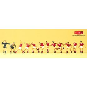 Preiser 10075 Futballcsapat bíróval (H0)