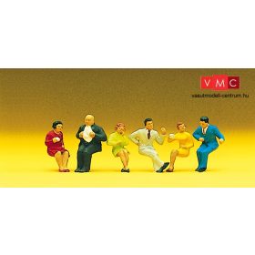 Preiser 10103 Ülő vendégek az étteremben (H0)