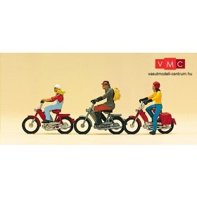 Preiser 10125 Robogósok, segédmotorosok (H0)