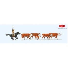 Preiser 10159 Cowboy tehenekkel (H0)