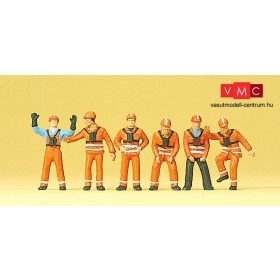 Preiser 10245 Német vasutasok, tolatószemélyzet, DB (H0)