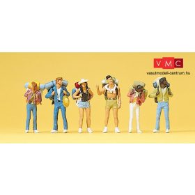 Preiser 10296 Világjárók, túrázók (H0)