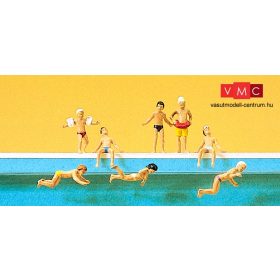 Preiser 10307 Gyerekek a fürdőmedencében (H0)