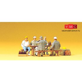 Preiser 10338 Építőmunkások pihenőidőben (H0)