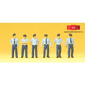 Preiser 10342 Német tűzoltók nyári egyenruhában (H0)