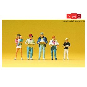   Preiser 10367 Önkiszolgáló étterem vendégei ételekkel-italokkal (H0)