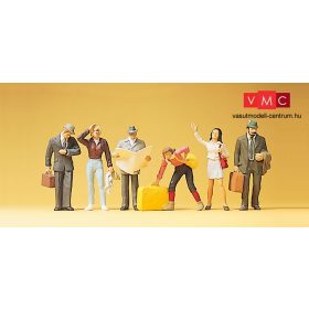 Preiser 10379 Utasok a peronon (H0)