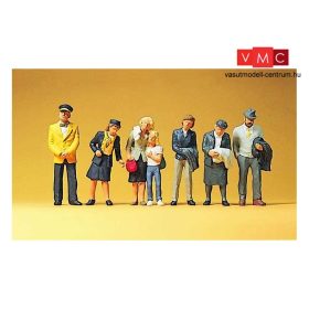 Preiser 10382 Utasok és steward (H0)