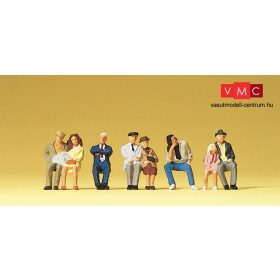 Preiser 10384 Ülő utasok személykocsikba, buszokba (H0)