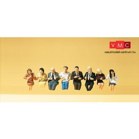 Preiser 10391 Ülő utasok étkezőkocsiba (H0)