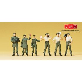 Preiser 10394 Német rohamrendőrök hangosbemondóval (H0)