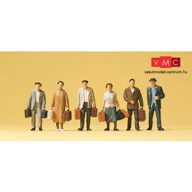 Preiser 10408 Utasok kézipoggyásszal (H0)