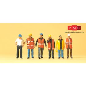 Preiser 10420 Munkások védőöltözetben és sisakban (H0)