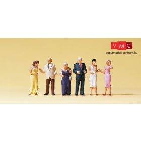 Preiser 10436 Vendégek a rendezvényen (H0)