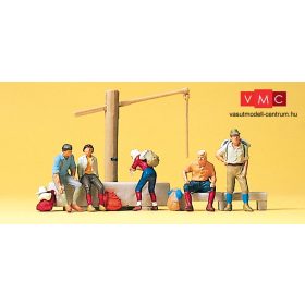 Preiser 10441 Pihenő a falusi gémeskútnál (H0)