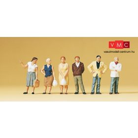 Preiser 10451 Járókelők, gyalogosok (H0)