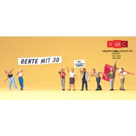 Preiser 10456 Tüntetők (H0)