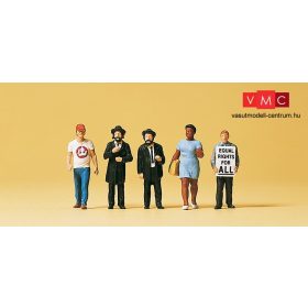 Preiser 10462 Amerikai utcarészlet (H0)