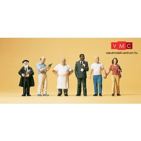 Preiser 10471 Amerikai utcarészlet (H0)