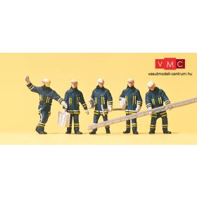 Preiser 10484 Tűzoltók védőruhában (H0)