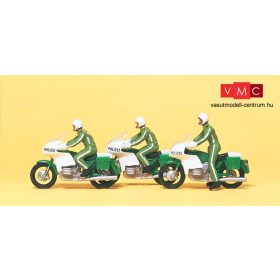 Preiser 10489 Német rendőrmotorosok (H0)
