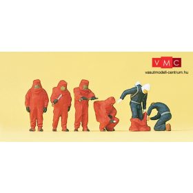 Preiser 10510 Tűzoltók teljes védőöltözetben (H0)