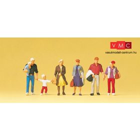 Preiser 10517 Sétáló utasok (H0)