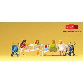 Preiser 10522 Ülő asszonyok gyerekekkel (H0)