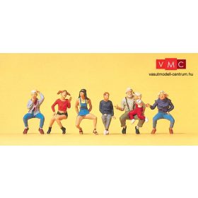 Preiser 10536 Nagypapák gyerekekkel, ülő figurák (H0)