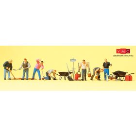 Preiser 10546 Aszfaltozó munkások (H0)