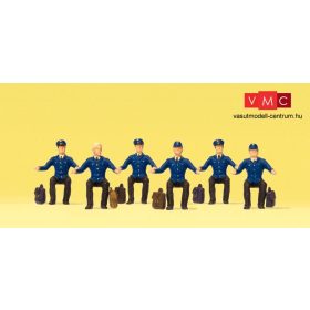   Preiser 10557 Német mozdonyvezetők DB, ülő figurák (dízelmozdonyokhoz) (H0)