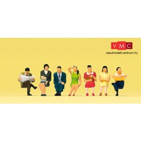 Preiser 10573 Kínai utasok, ülő figurák (H0)