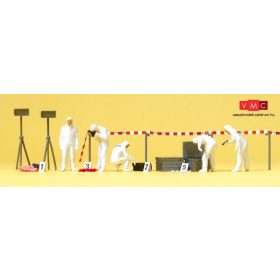   Preiser 10576 Bűnügyi helyszínelők kiegészítőkkel (H0)