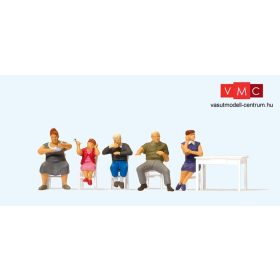 Preiser 10577 Asztalnál ülők (H0)