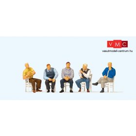 Preiser 10579 Várakozó, ülő férfiak (H0)