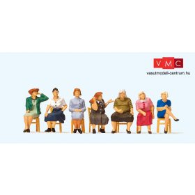 Preiser 10580 Várakozó, ülő hölgyek (H0)