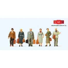 Preiser 10582 Sétáló utasok 1945-1960 (H0)